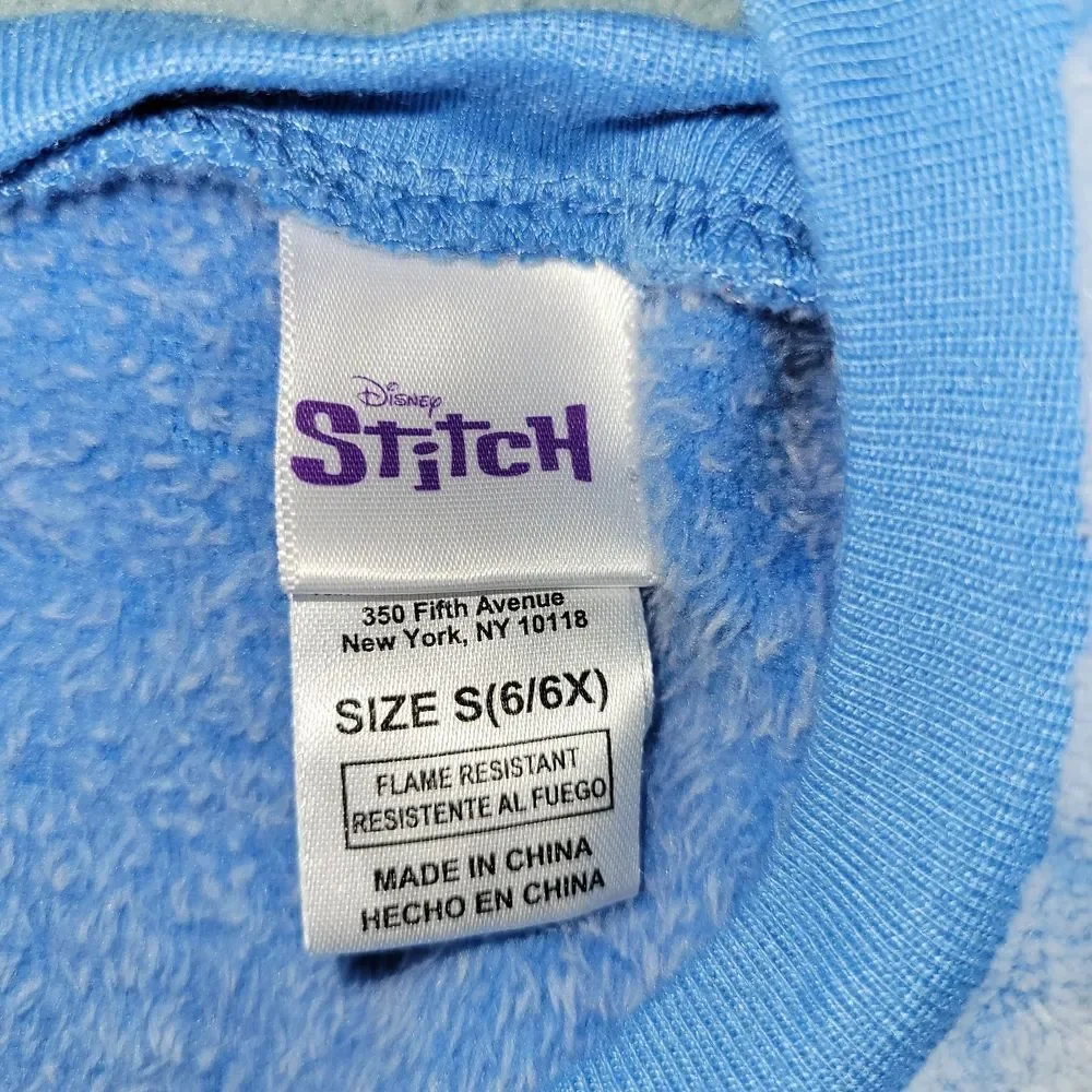 Disney Blue and White Stitch Pajama Set